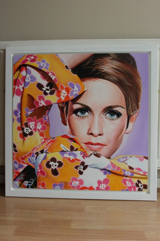 Twiggy in Yellow | DegreeArt.com The Original Online Art Gallery