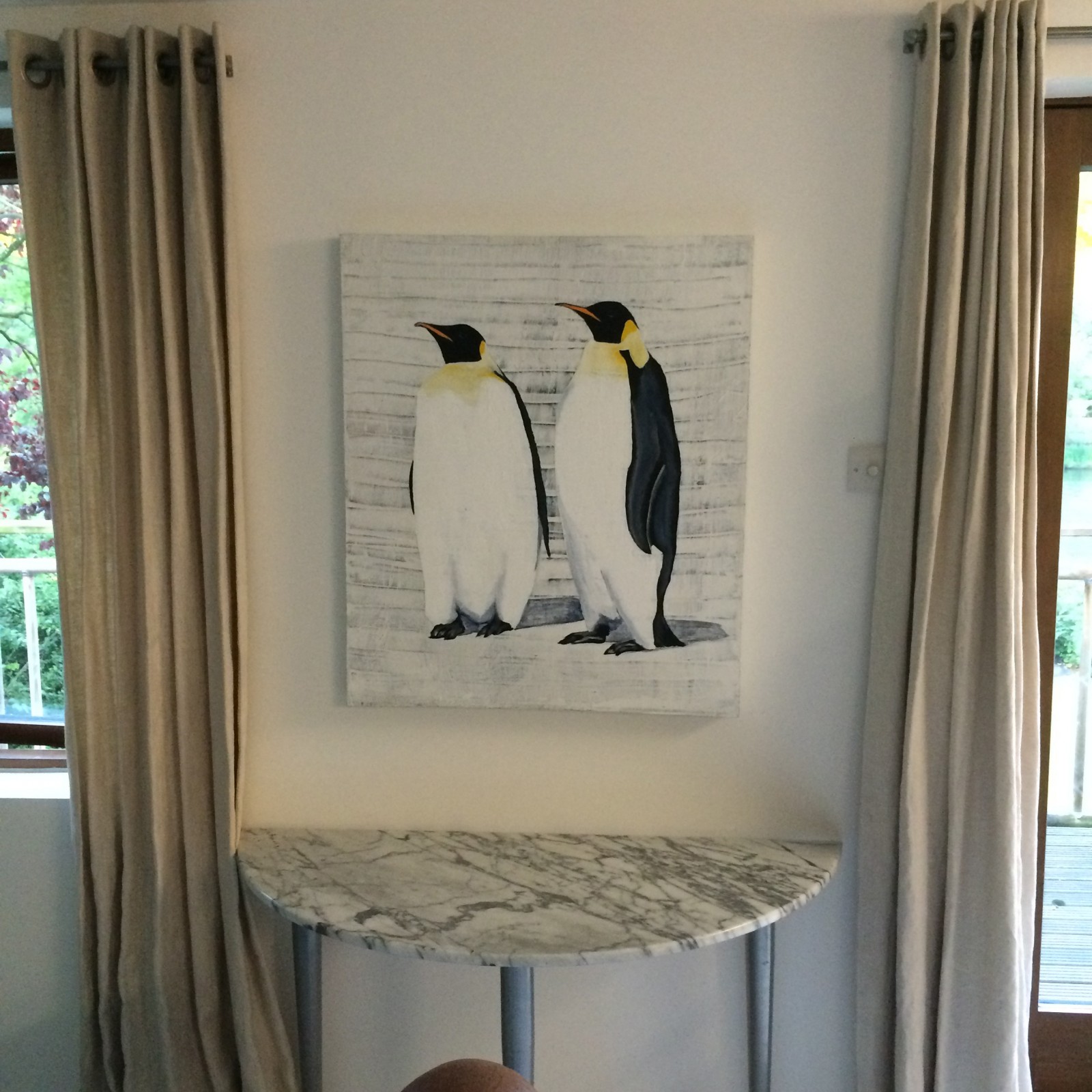 2 Emperor Penguins | DegreeArt.com The Original Online Art Gallery
