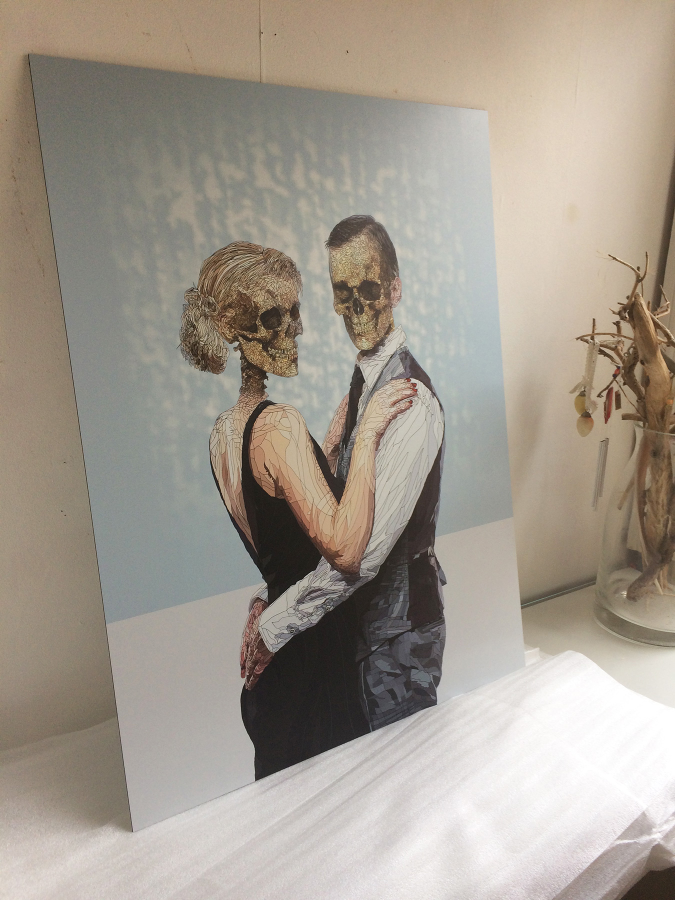 The Danse Macabre | UV limited edition print on aluminium | 1 of 3