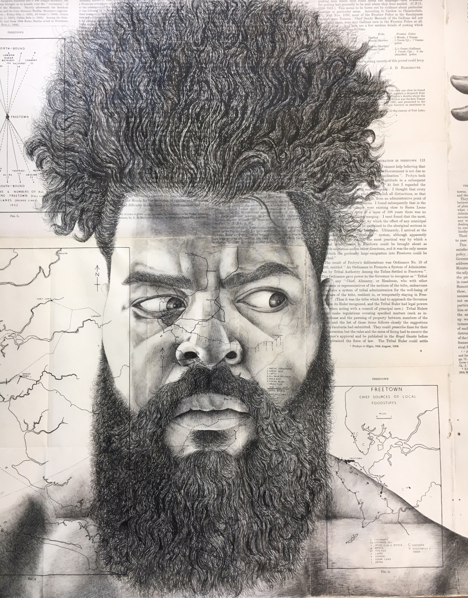 Can I Touch Your Hair?' by Habib Hajallie | DegreeArt.com The Original  Online Art Gallery