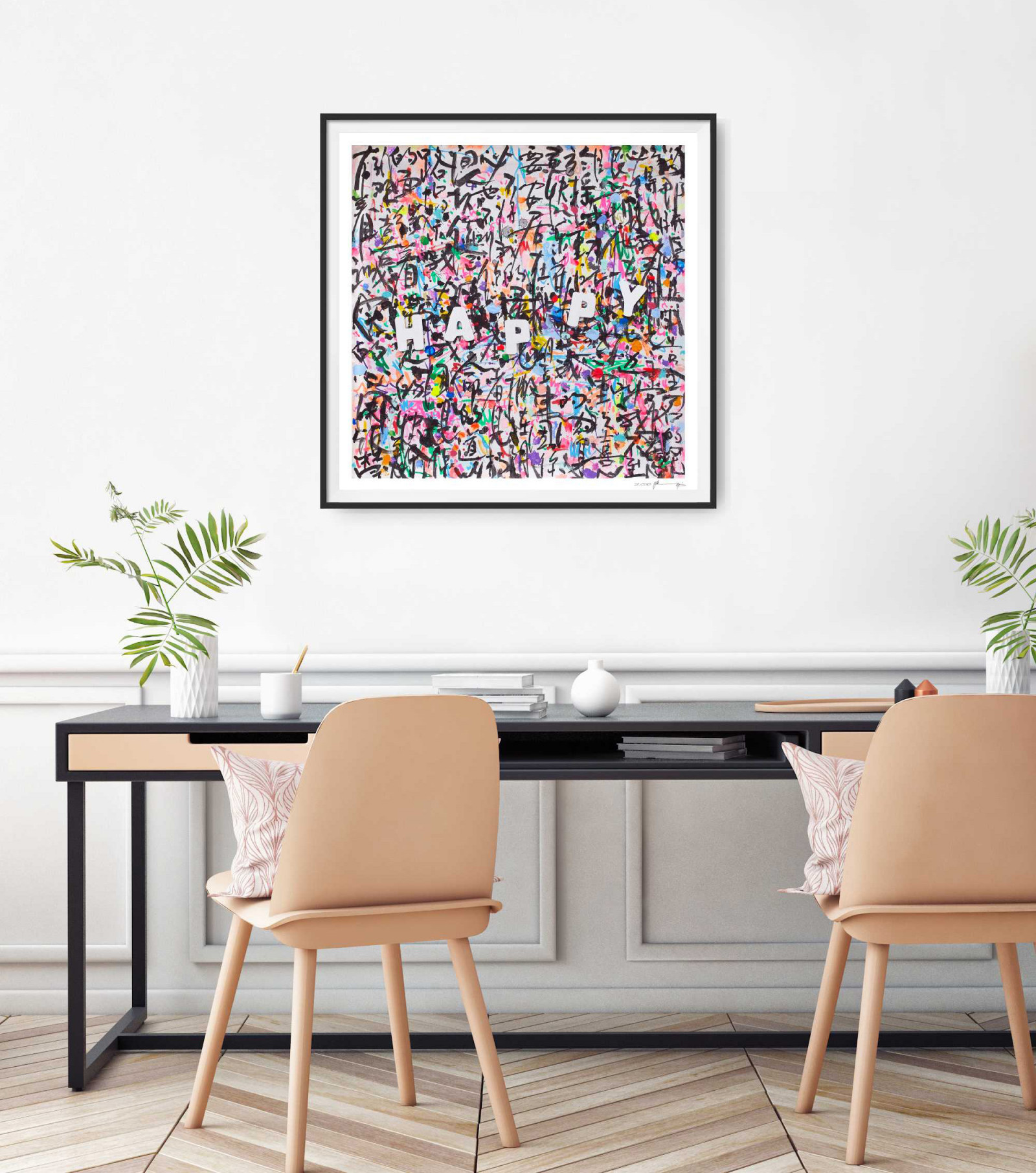 絵画 HAPPY 2 Happy II - Limited edition art print | DegreeArt.com The