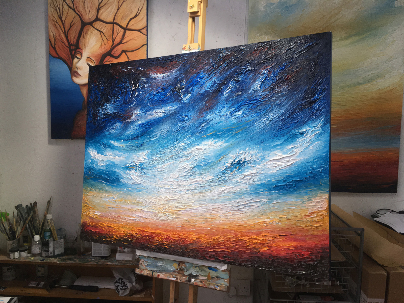 Premiers Symptomes | Oil on canvas | 122 x 92 cm | 2018