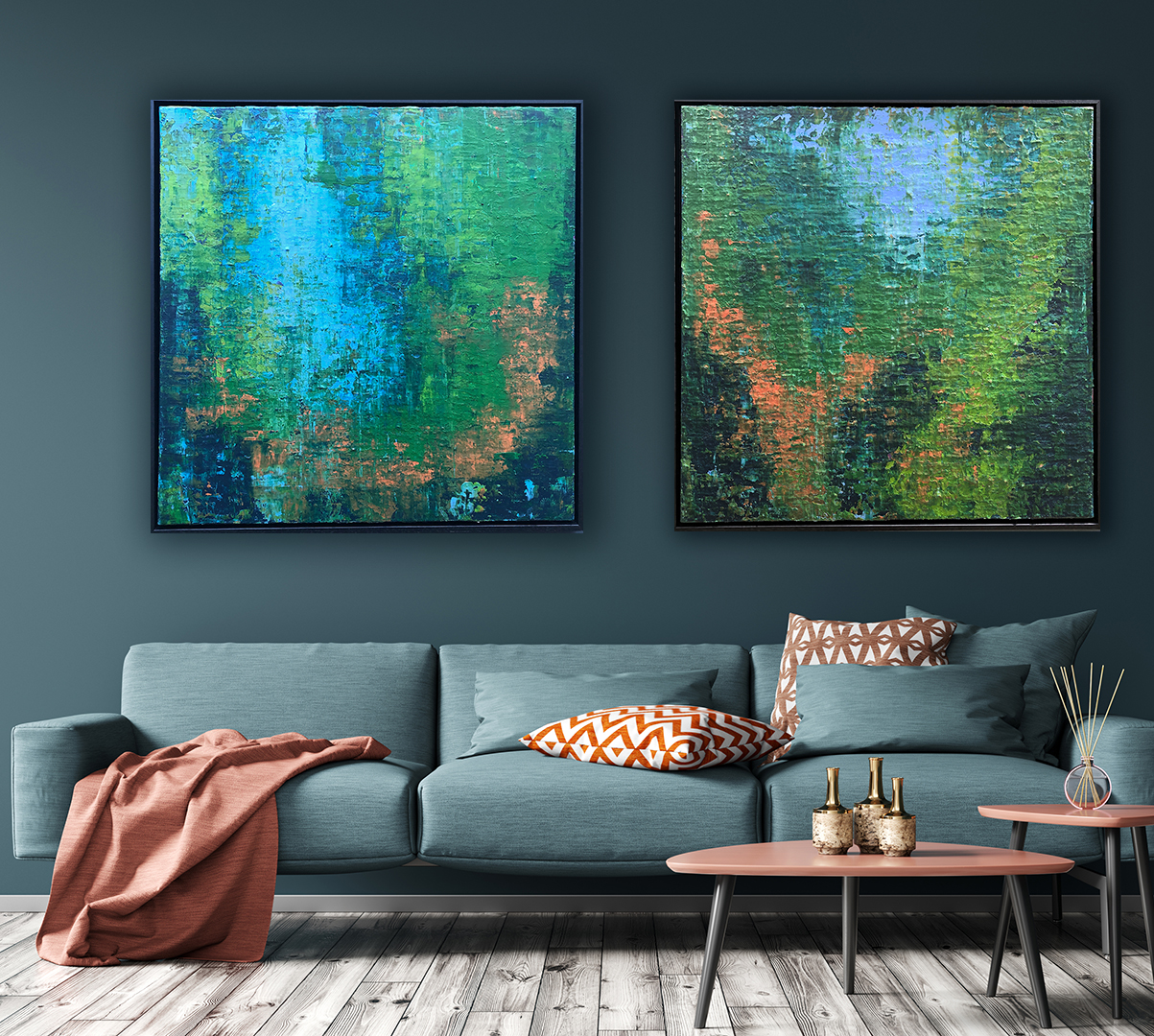 Timeless III and IV in a room