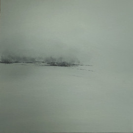 A moody landscape painting 