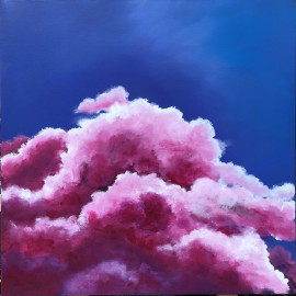 Bright pink clouds