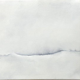 A minimalist landscape painting 