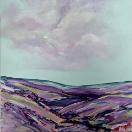 Heaven is a place on Earth Abstracted landscape painting