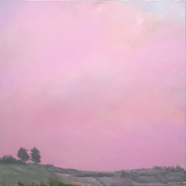 An oil painting of twilight