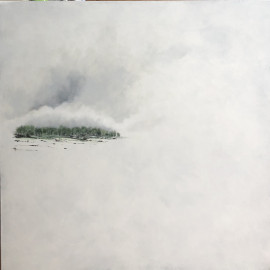 A minimalist landscape painting 