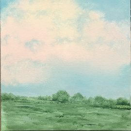 A landscape with clouds 