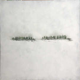 Minimalist landscape painting 