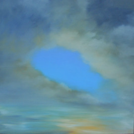 clouds, oil painting, sky