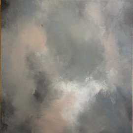 A painting of clouds