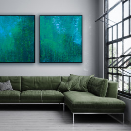 Luminous IV and V in a room