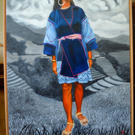 portrait painting, landscape painting, Asian Contemporary Art, Fine Art, contemporary realism, oil painting, original art