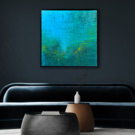 Untroubled Waters I in a room